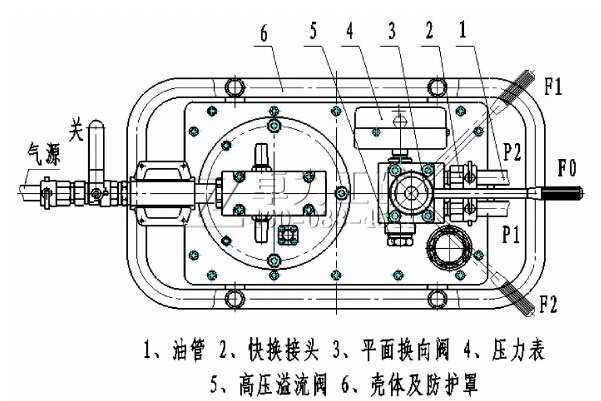 气动泵结构图