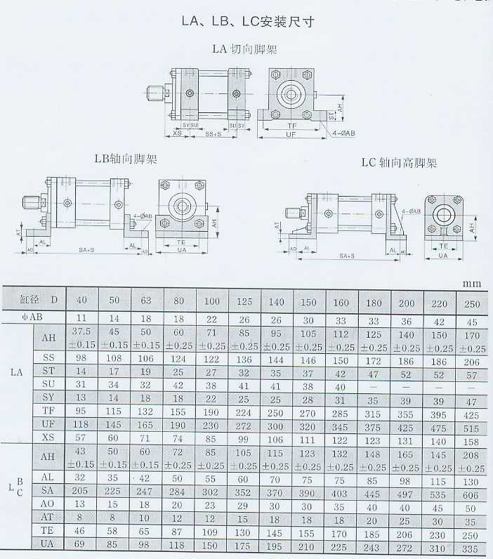 WL拉杆式液压油缸