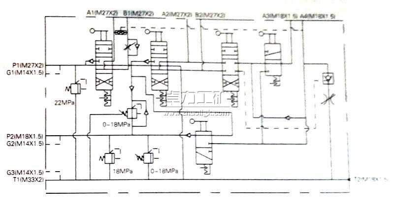 LTZJ-20/10煤矿用全液压坑道钻机专用多路换向阀